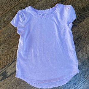 Girls Cat and Jack sparkle lavendar t-shirt size 5T
